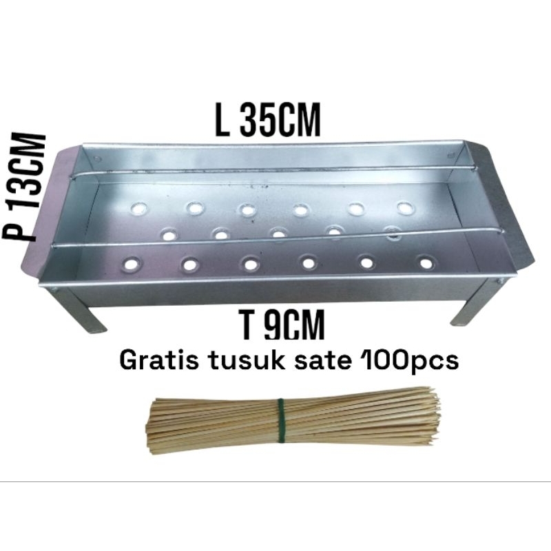 Panggangan Sate/Bakaran Sate/Bakaran Ikan/Panggangan Ikan Steinless Steel Anti Karat