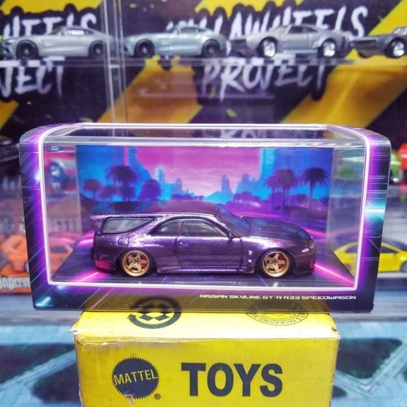 HOTWHEELS LIMITED CUSTOM - NISSAN SKYLINE GT-R R33 SPEEDWAGON (Midnight Purple)