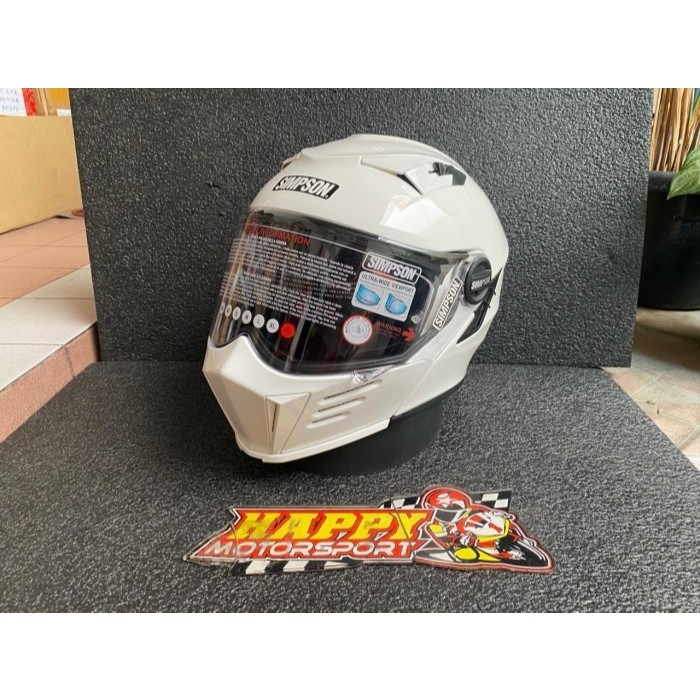 HELM MODULAR Simpson Darksome Solid Gloss White