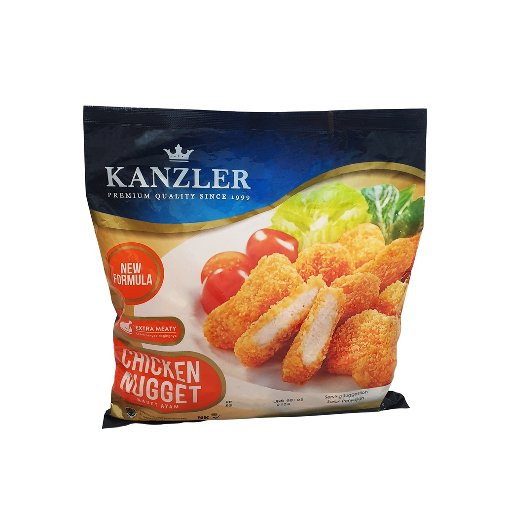 

Chicken Kanzler Nuget Crispy 450gr Crunchy Bubble Nugget Stick Stik Stikie spicy akumo Ayam Tepung Frozenfood Makanan