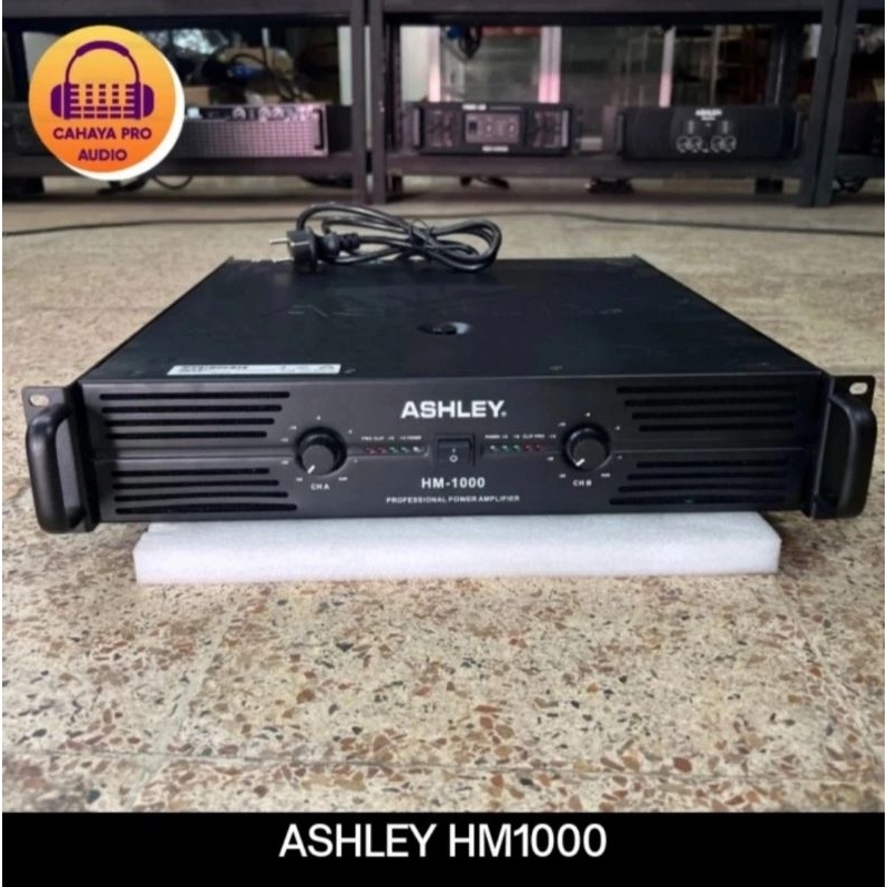 Power Amplifier Ashley HM 1000 HM1000 HM-1000 Original