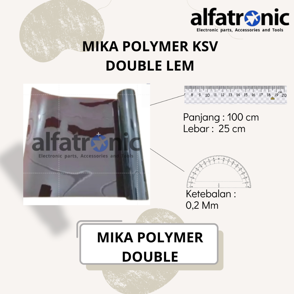 MIKA POLYMER KSV UNTUK KOKER SPULL SPEAKER DOUBLE LEM