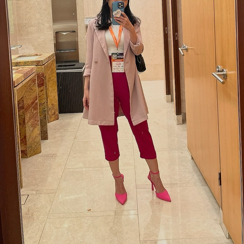 J.rep Blazer Soft Pink (Preloved)