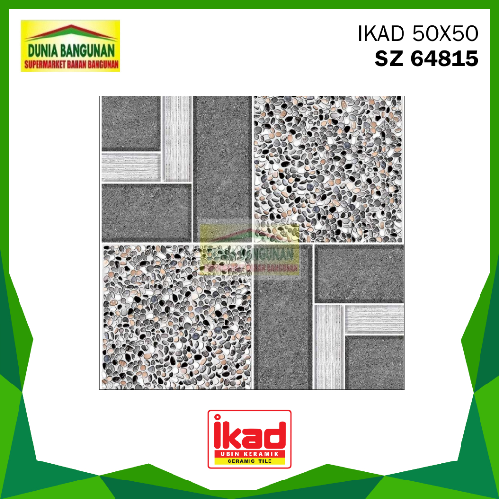 Keramik 50x50 Lantai IKAD 64815 Keramik Kasar / Keramik Lantai Garasi / Keramik Teras / Keramik Lant