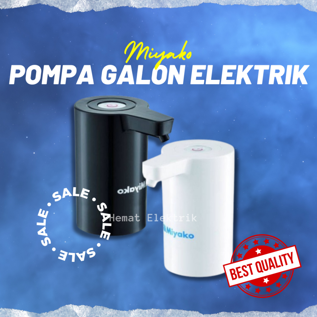 Pompa Galon Miyako AWD 200 Electric Charger Dispenser Air Otomatis