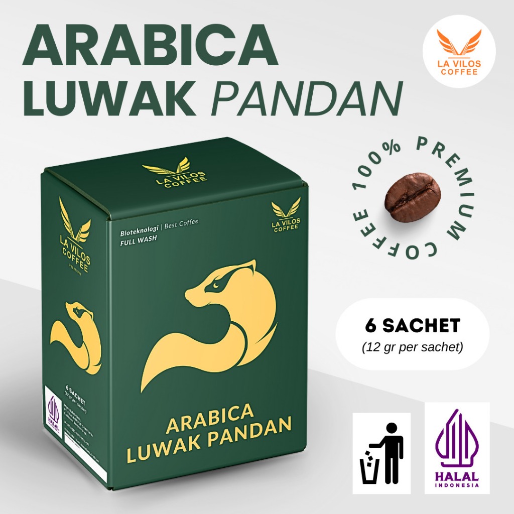 

Drip Coffee - Arabica Luwak Coffee @12gr