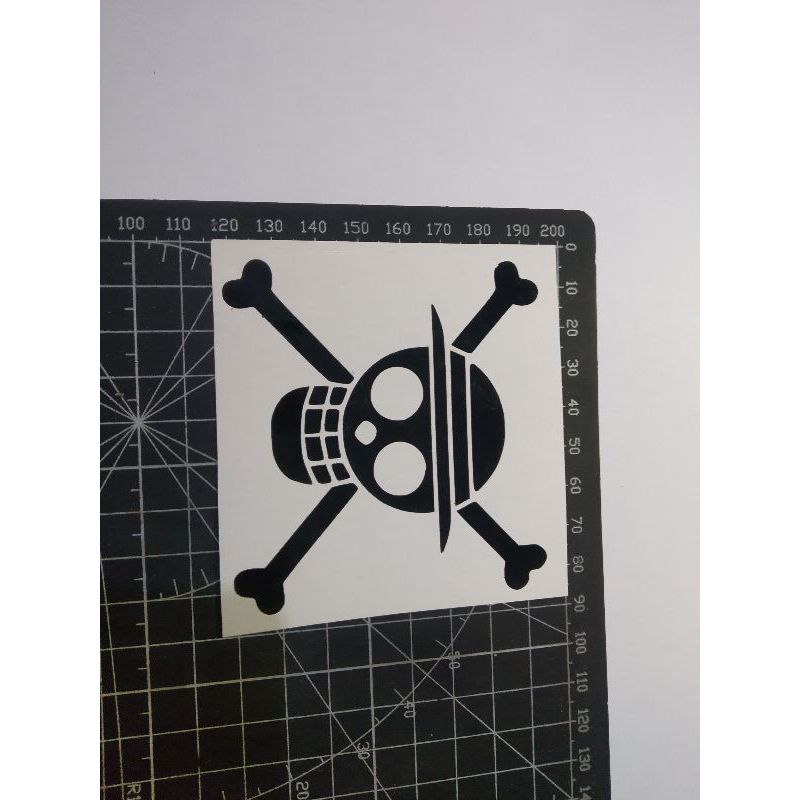

stiker cutting one piece