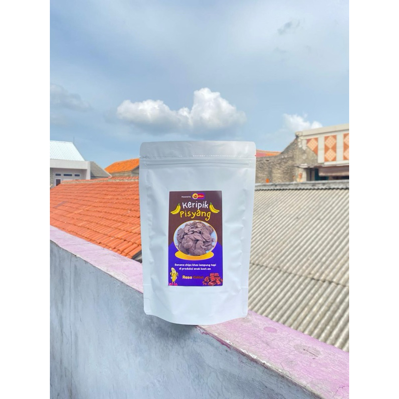 

Keripik pisyang rasa coklat kemasan 150gr