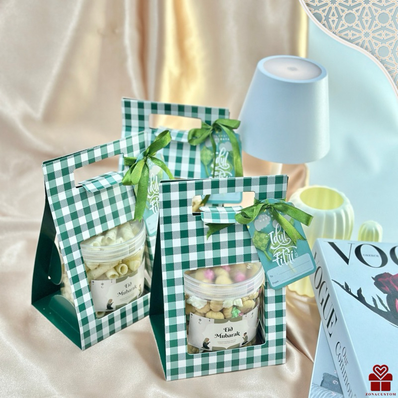 promo terbaru hampers lebaran mini idul fitri parcel lebaran kue kering hampers box ramadhan estetik