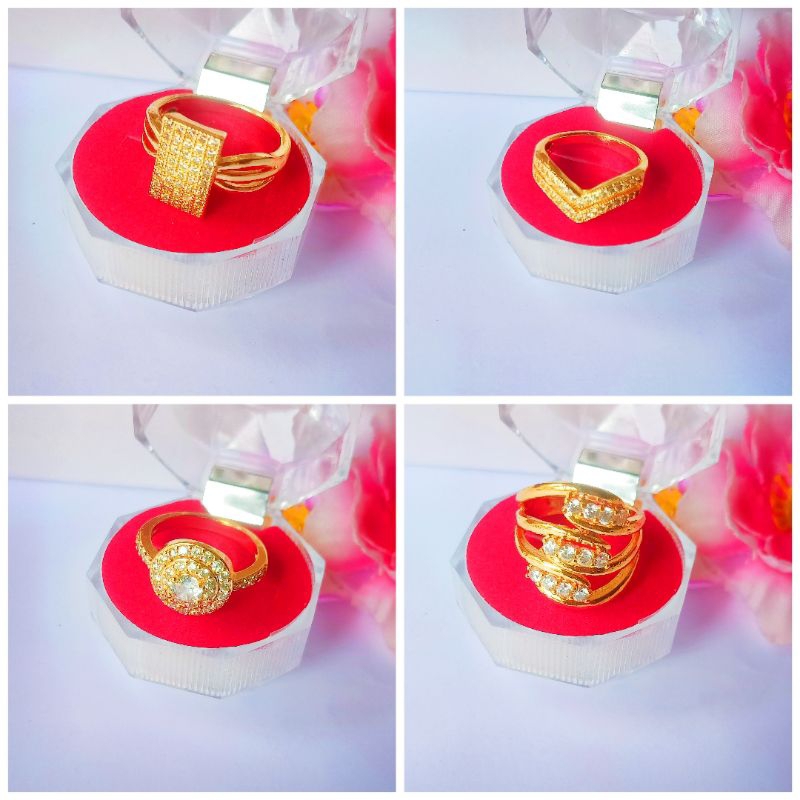CINCIN XUPING/CINCIN PERMATA/CINCIN LAPIS EMAS WANITA TERLARIS