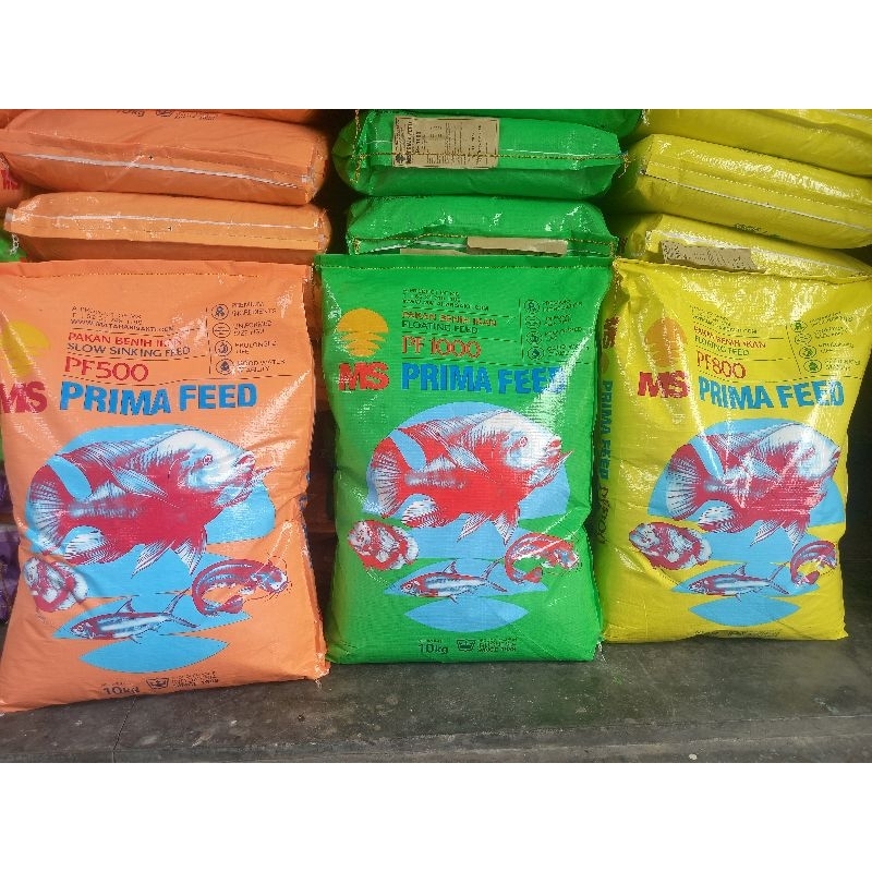 (Repack 500 gr) Pakan Benih Ikan PF 500, PF 800, PF 1000