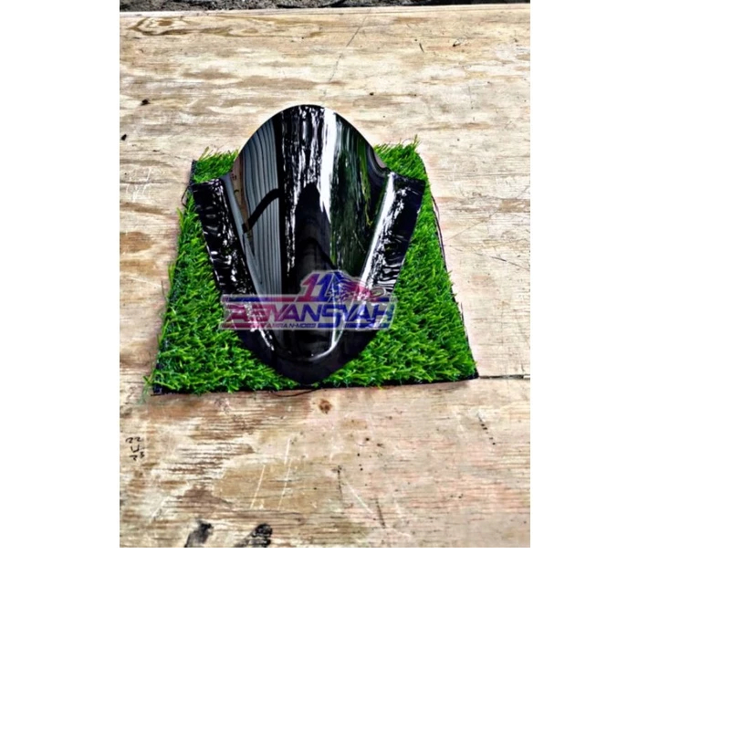 VISOR AEROX155 NEW SPORTY JENONG. WINDSHIELD AEROX NEW/OLD JENONG - Hitam Pekat