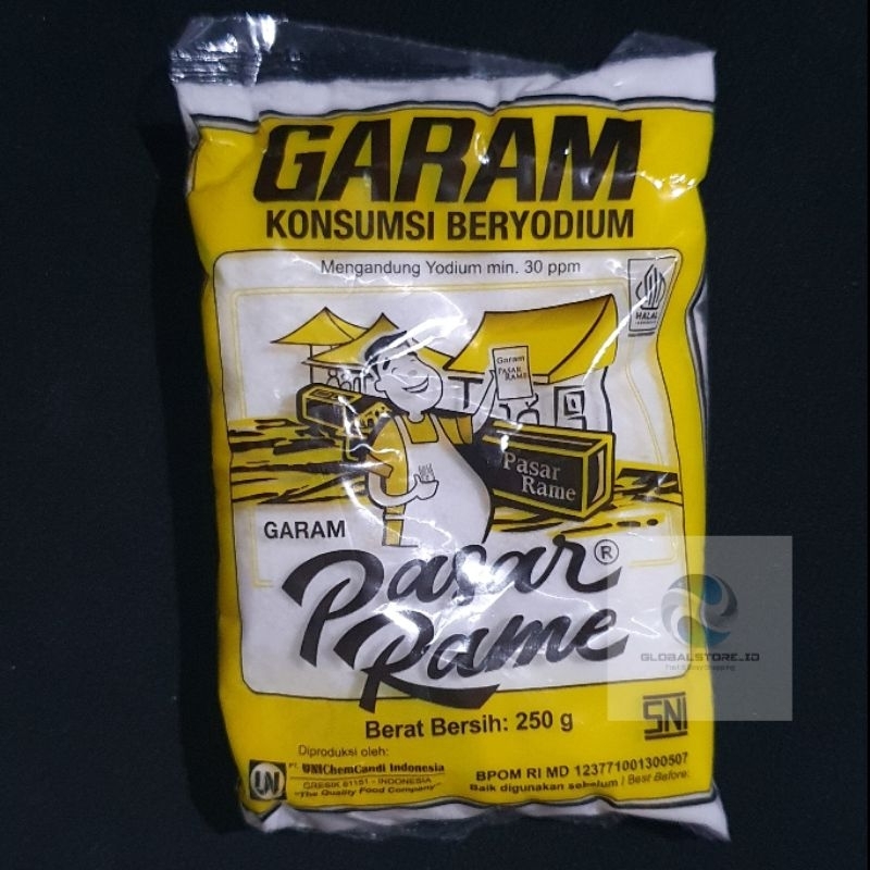 

Garam beryodium pasar rame 250gr