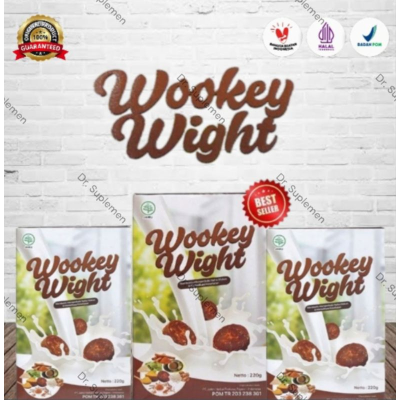 

3 BOX Wookey Weight - Susu Penambah Berat Badan Dan Penggemuk Paket Nutrisi