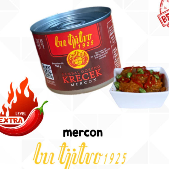 

SAMBAL KRECEK MERCON SAMBAL KRECEK ORIGINAL BU TJITRO SAMBAL GORENG DAGING KRENI SAMBAL KALENG JOGJA