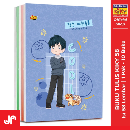 

KIKY BUKU TULIS KECIL 58 LEMBAR 1 PAK / BUKU TULIS SEKOLAH MOTIF ANAK LAKI LAKI & PEREMPUAN 1 PAK