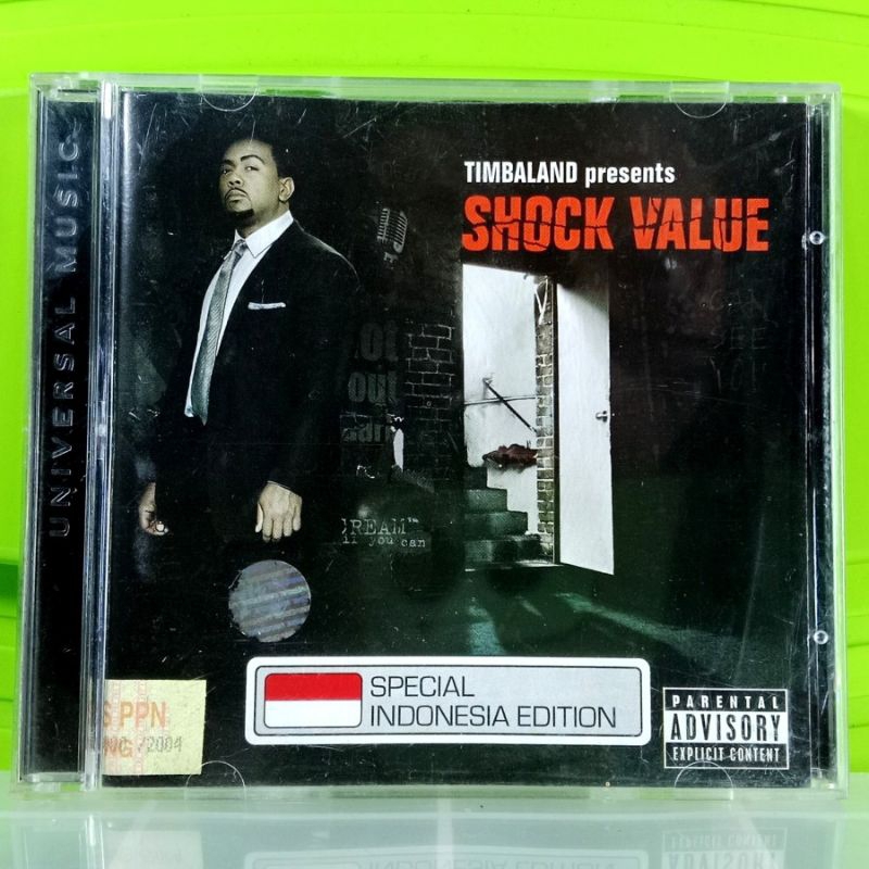 CD TIMBALAND presents SHOCK VALUE ft. NELLY FURTADO JUSTIN TIMBERLAKE KERI HILSON D.O.Ε. DR DRE MISS