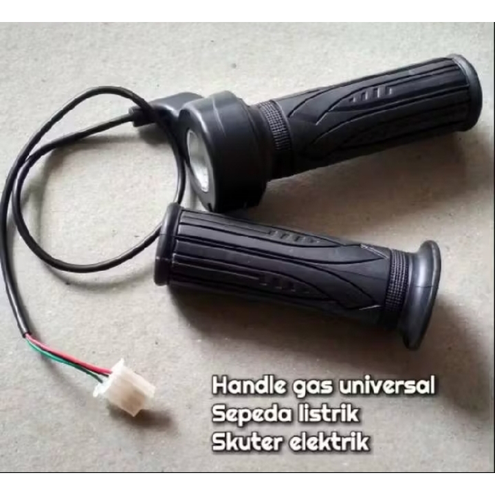 handle sepeda listrik tanpa sakelar Pegangan akselerasi untuk sepeda listrik Handle Grip Sepeda List