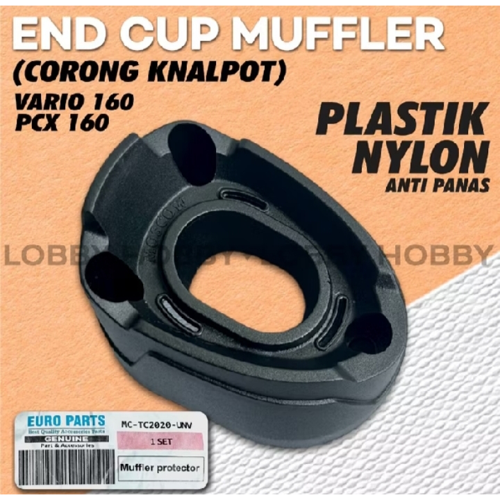 Cover ujung knalpot Corong moncong Knalpot PCX 160 - VARIO 160 pnp End Muffler Corong Knalpot honda 