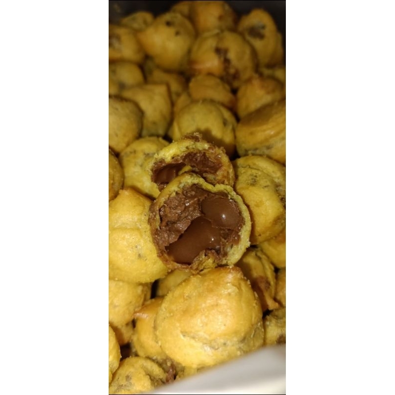 

soes coklat susu 1kilogram dan 500gram / soes lumer premium