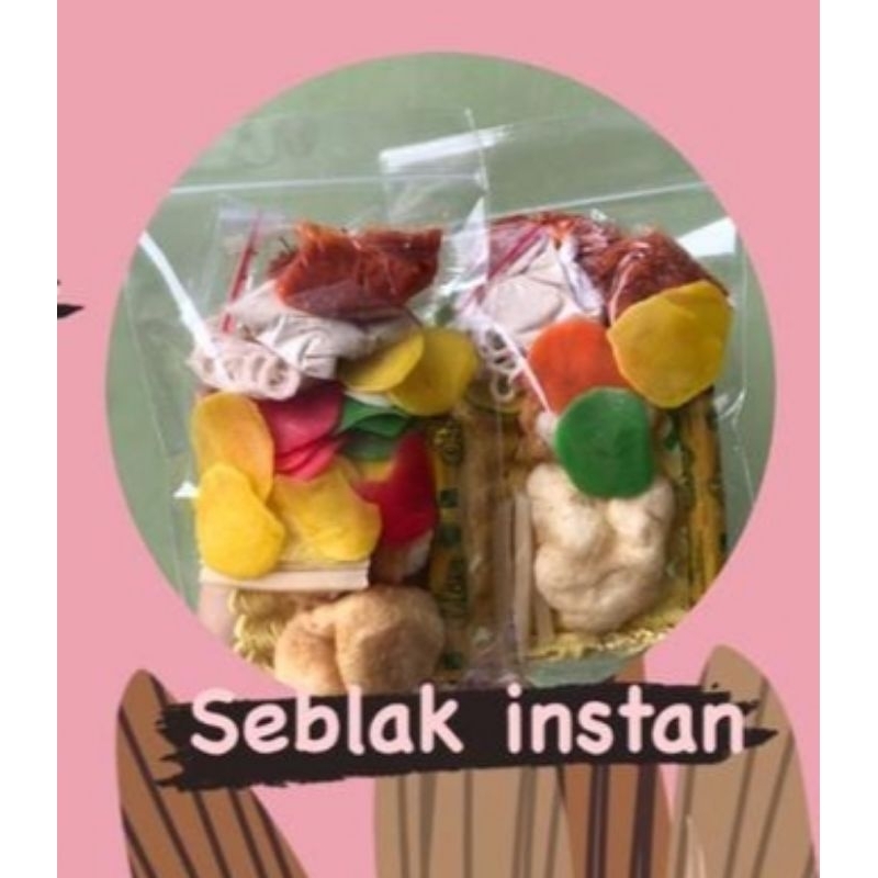 

Seblak instan isian komplit