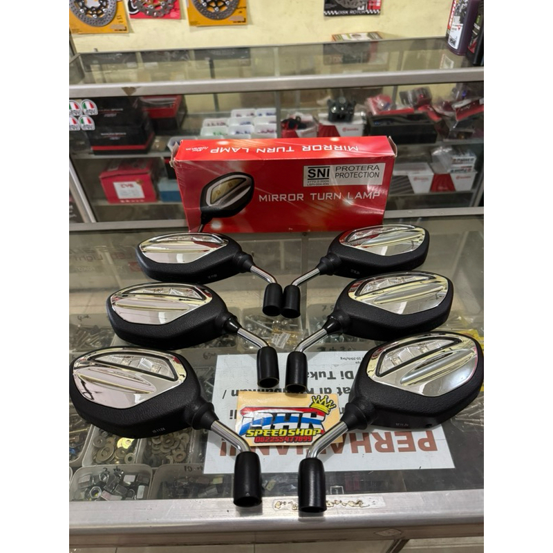 SPION BUBUT Plat KT spion led honda