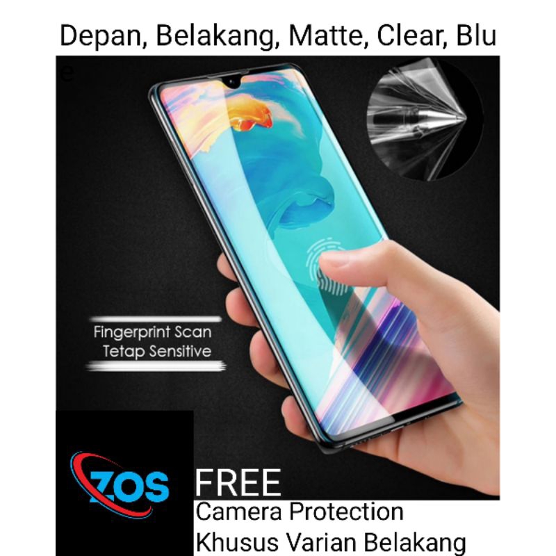 [ZOS] Anti Gores Hydrogel Asus Zenfone 3 3s Max Deluxe 5.5 5.7 Laser ZC520TL Zoom ZE552KL ZE520KL Fu