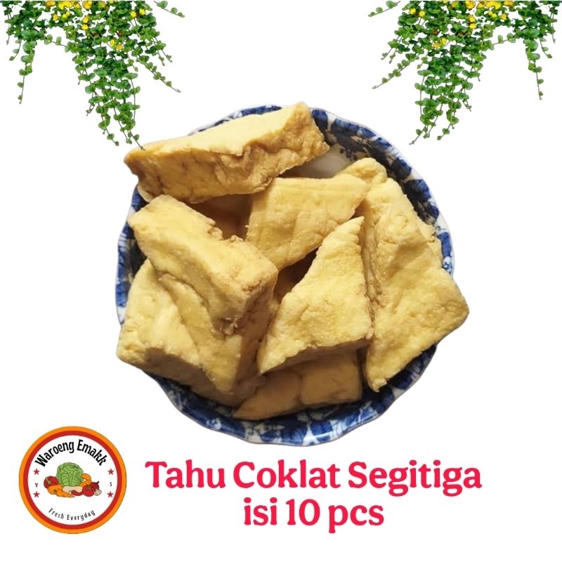 

TAHU COKLAT SEGITIGA , TAHU GORENG , TAHU KULIT ISI 10