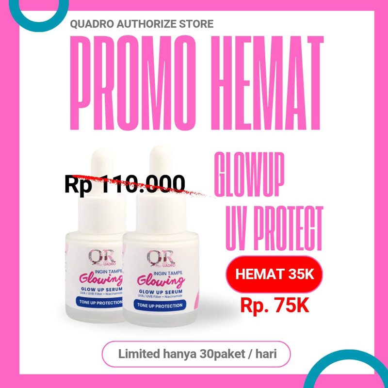 PAKET PROMO SERUM QUADRO TERMURAH *Quadro Official Store*