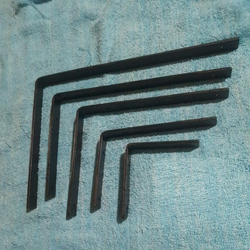 siku besi breket siku rak ambalan besi tebal besi siku penyangga rak tempel dinding