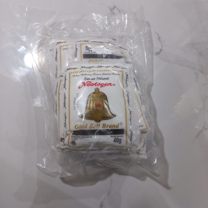 

LONCENG / SODIUM NATRIUM SIKLAMAT / Pemanis Buatan Cap LONCENG/ 1pack ( 10bks × 40gr )