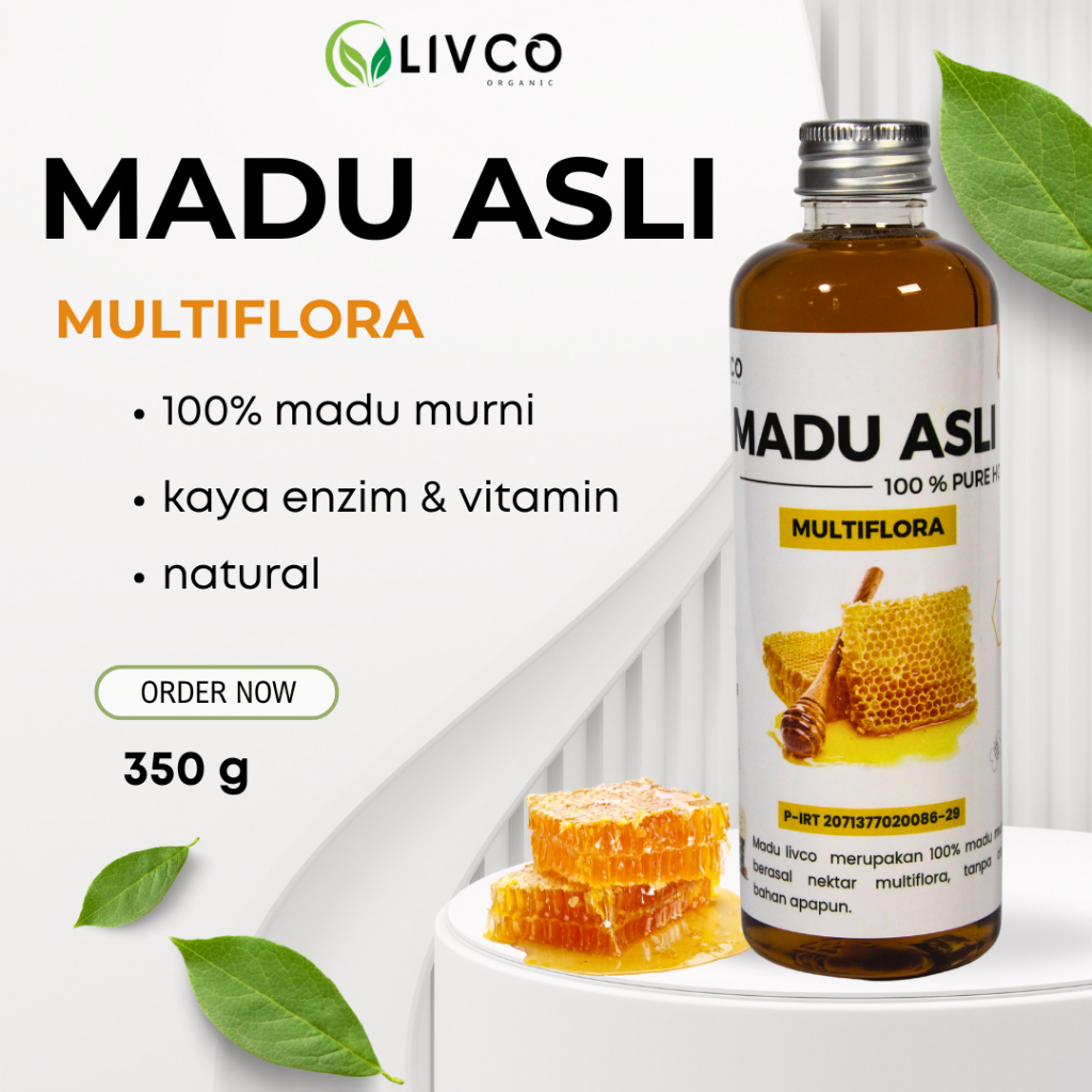 

Livco Madu Asli Murni Original Multiflora 325 g