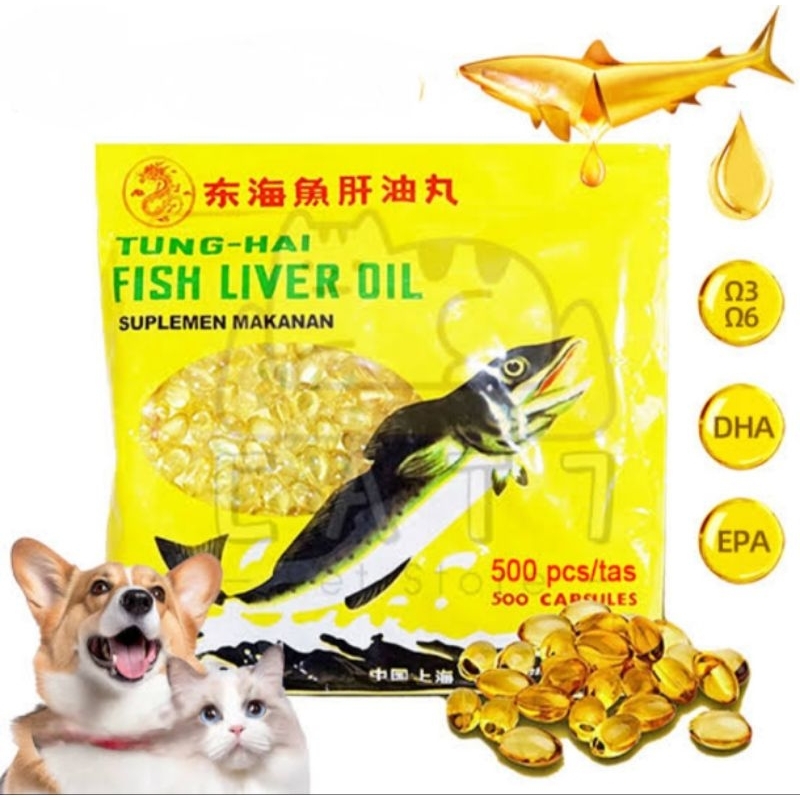 MINYAK IKAN VITAMIN SUPLEMEN MINYAK IKAN TUNG HAi