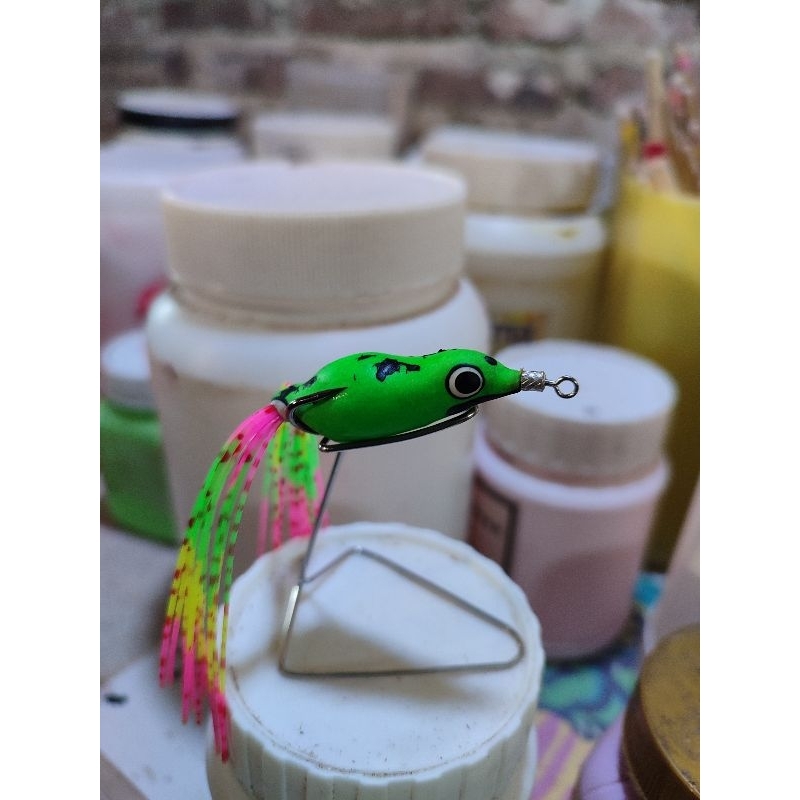 soft frog slim skrit boddy ramping umpan mancing casting pemberat ( timah cor)