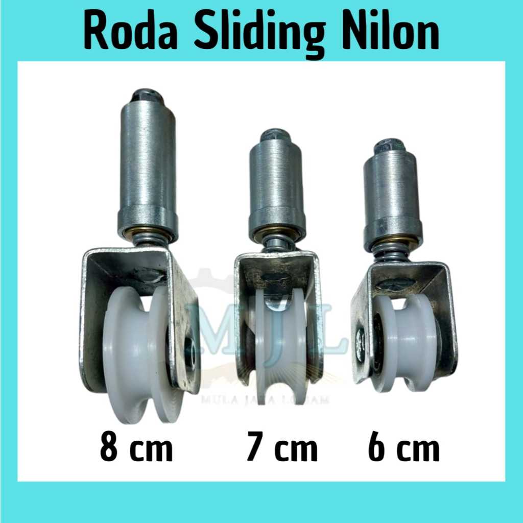Roda Pagar Sliding Nilon / Roda Sliding Nilon / Roda Pagar Sliding Stainless