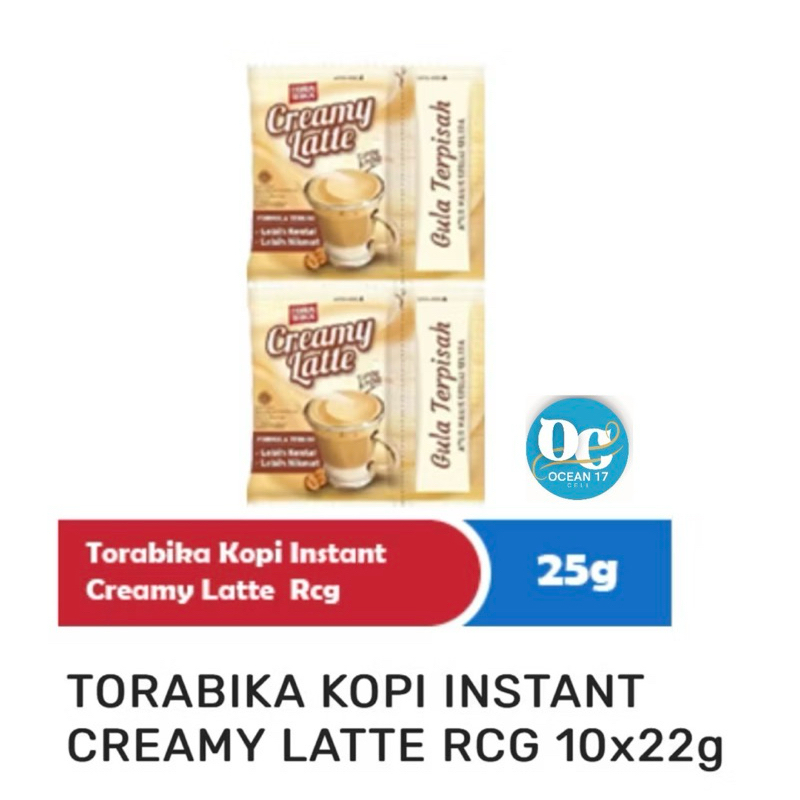 

creamy latte torabika isi 12 renceng