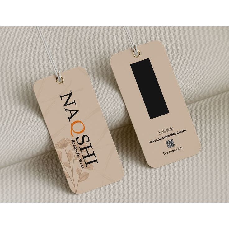 

super murah (12000pcs) label hangtag premium hangtag distro hangtag tebal hangtag ivory hangtag cetak 2 sisi hangtag full doff laminasi depan belakang ketebalan 700gsm