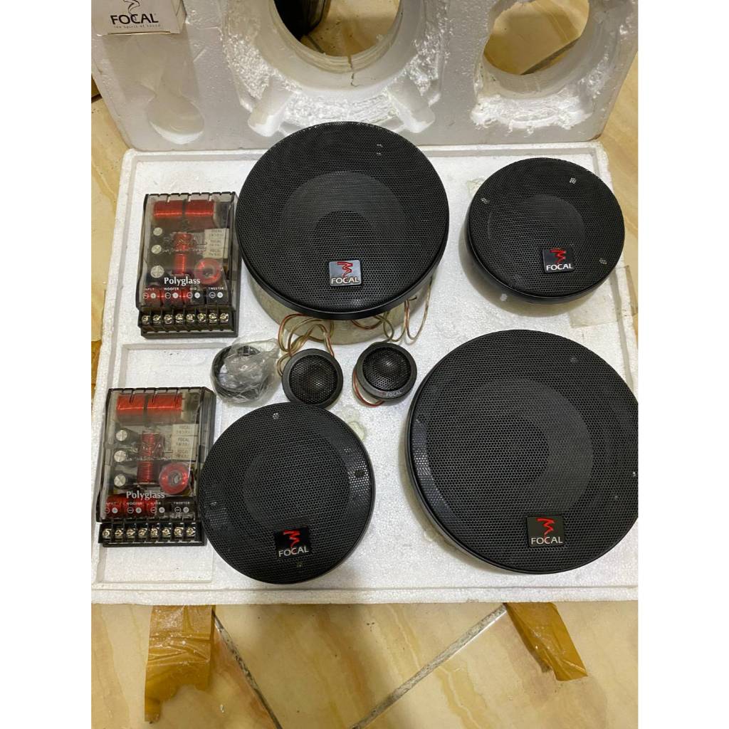 3way Focal Polyglass 165VR3 Components Kit Speaker