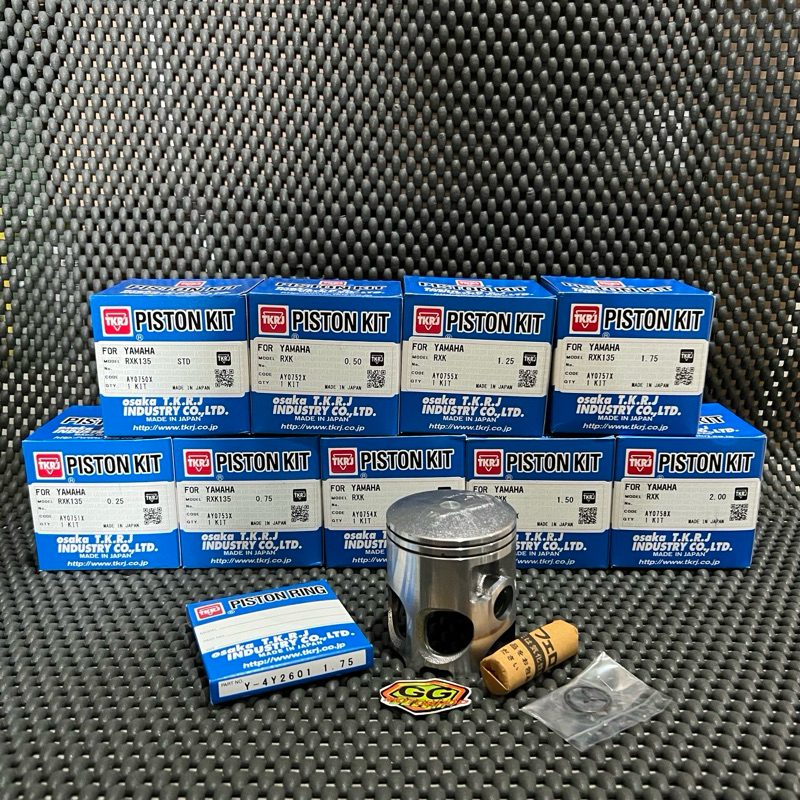 PISTON TKRJ RX KING STD 25 50 75 100 125 150 175 200 ORIGINAL TKRJ JAPAN