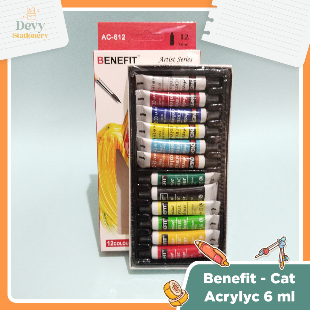 

BENEFIT Cat Akrilik ukuran 6 ml