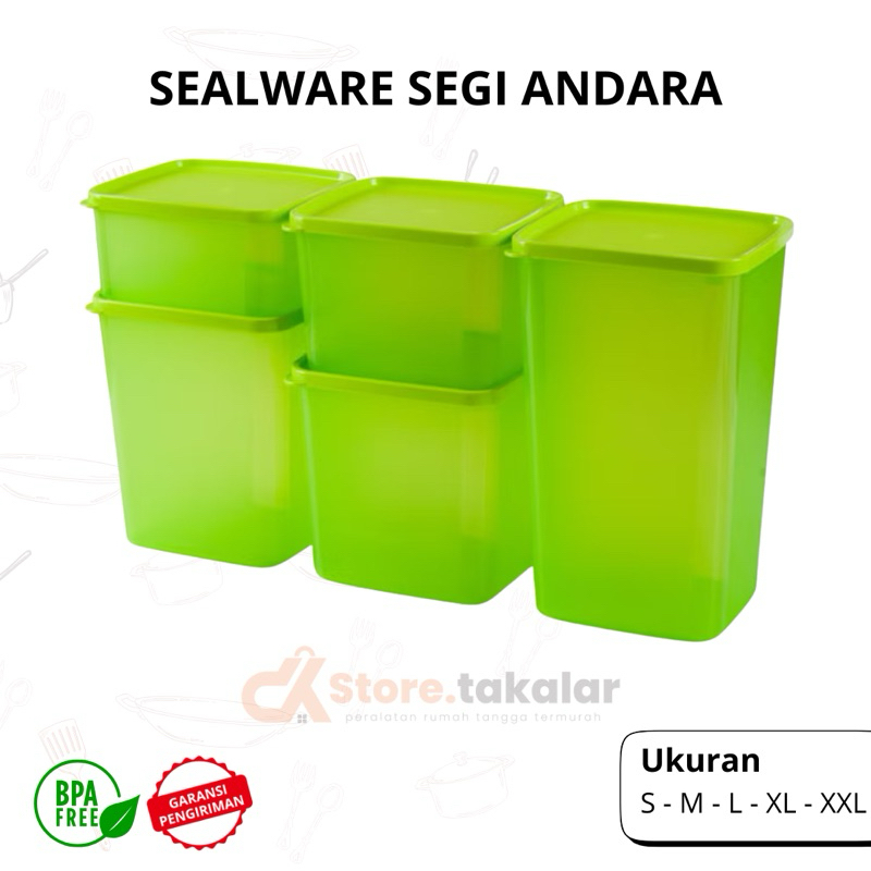 SEALWARE SEGI ANDARA / TOPLES SEGI PLASTIK / TOPLES KEDAP UDARA / TOPLES MURAH