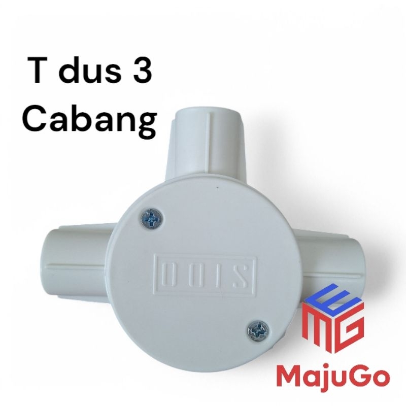 T dus 3 cabang putih merk SIDO