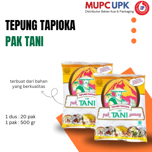 

Tapioka Pak Tani / Tepung Tapioka / Tepung Tapioka Pak Tani / Tapioka Pak Tani 500gr