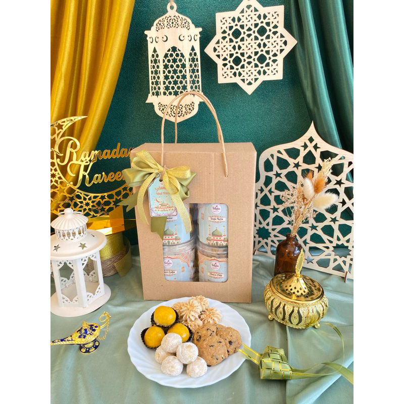 

Qatar Hampers lebraran Idul fitri 2025 | Hampers ekonomis | kue kering Lebaran