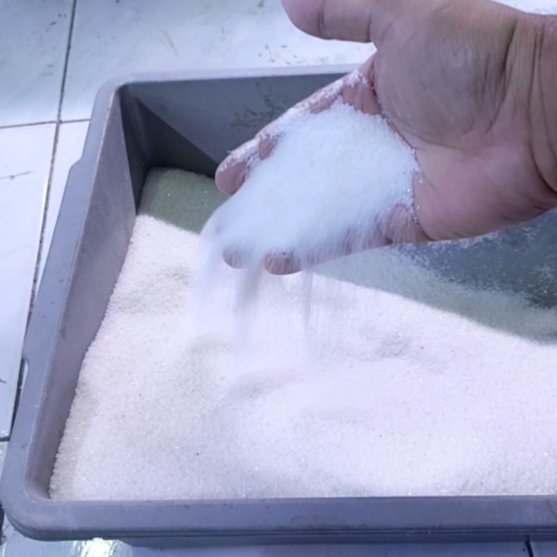 Pasir putih aquarium Silika Halus Air Terjun