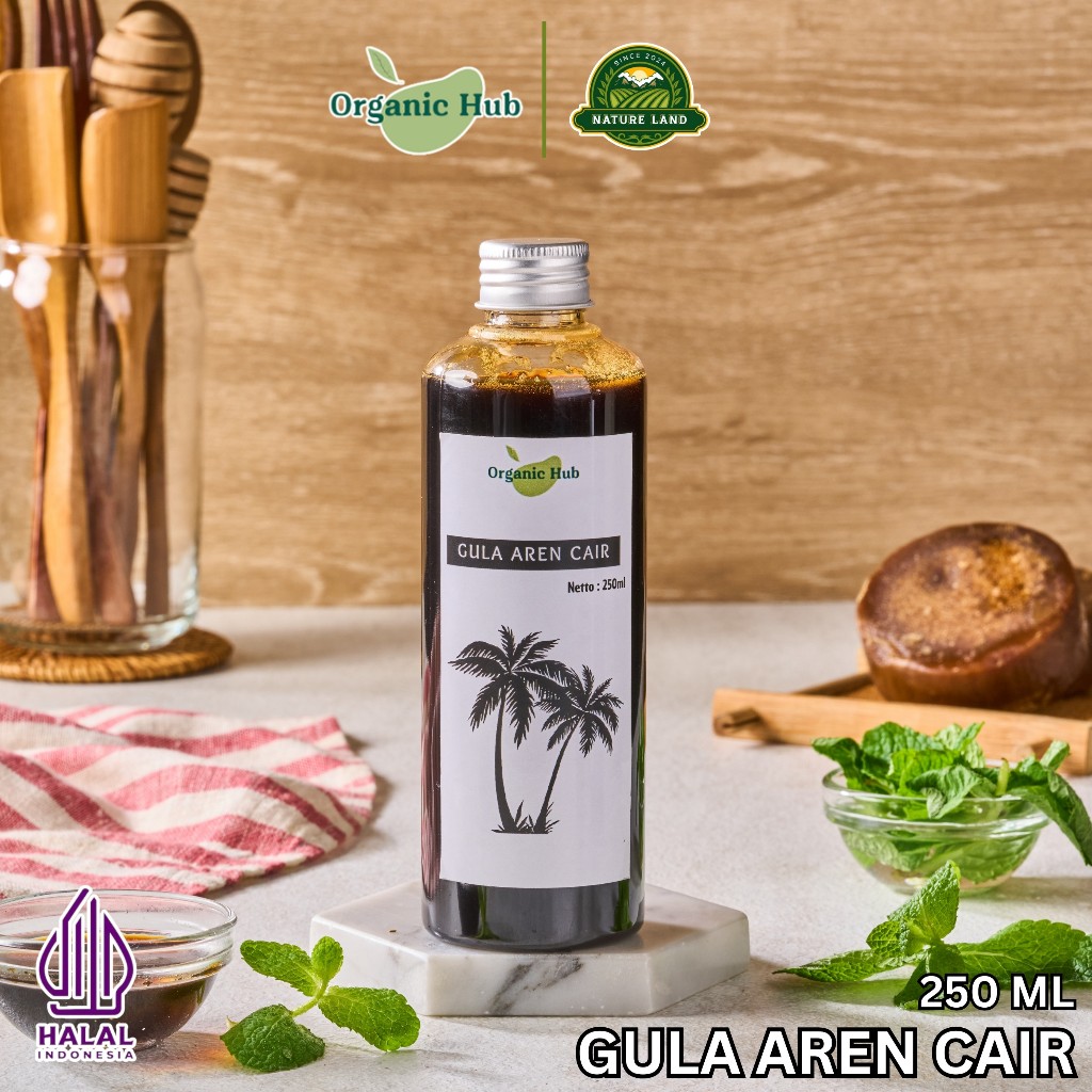 

Organic Hub Palm Sugar Liquid 100% Pure Original Gula Aren Cair Murni Premium Quality 250 ml