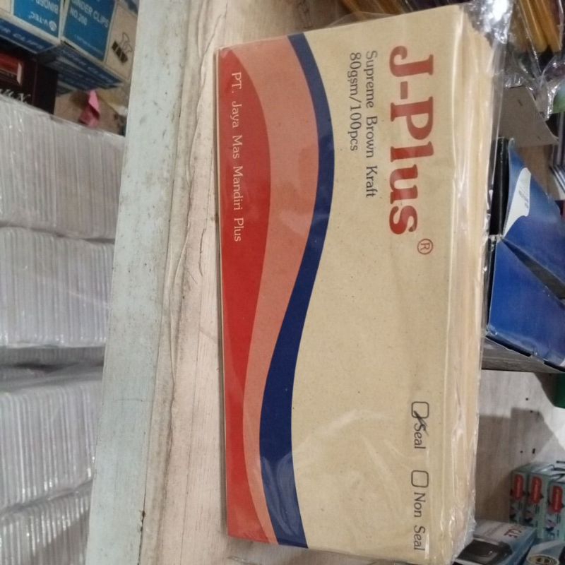 

amplop coklat ukuran 110x230 lem @100pc