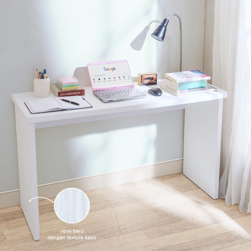IFURNHOLIC Sammy Desk 120 | Meja Belajar Kayu Minimalis | Meja Kerja Serbaguna | Meja Komputer | Mej