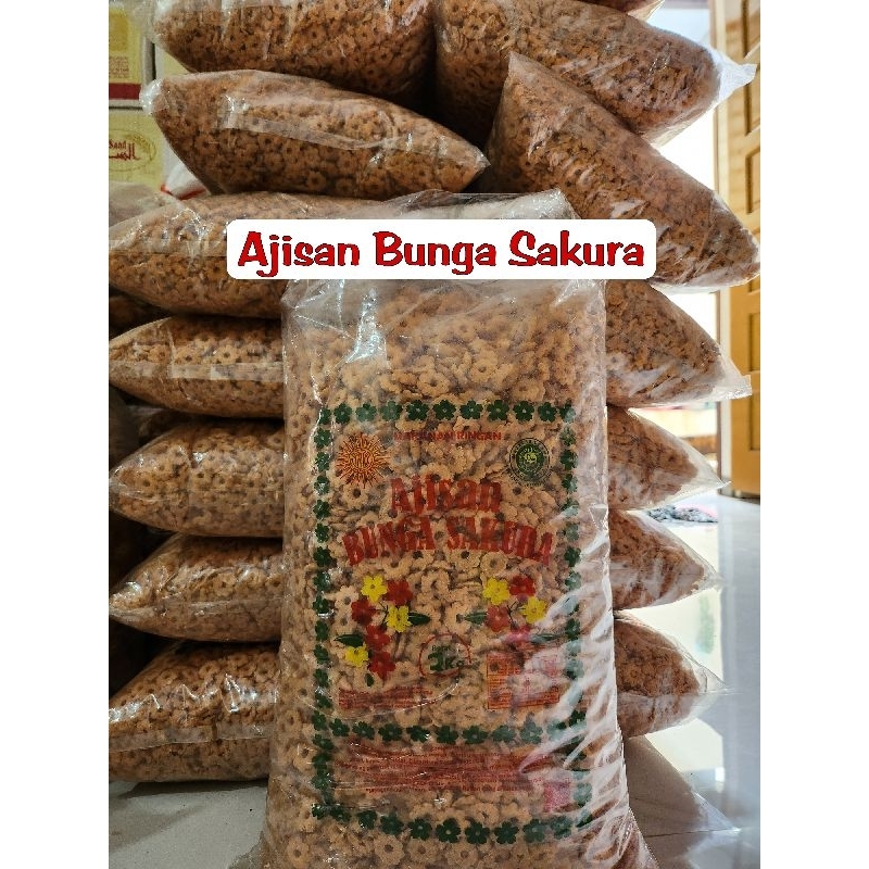 

ajisan bunga sakura kemasan 500g & 1kg