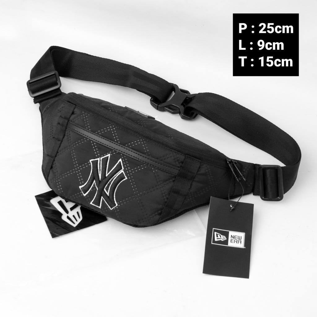 Tas NY Tas Pinggang Pria NY WAISTBAG MONOGRAM MLB KOREA TAS PINGGANG IMPORT QUALITY